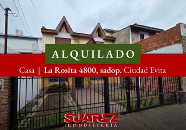 CASA 6 AMBIENTES EN ALQUILER-CIUDAD EVITA
